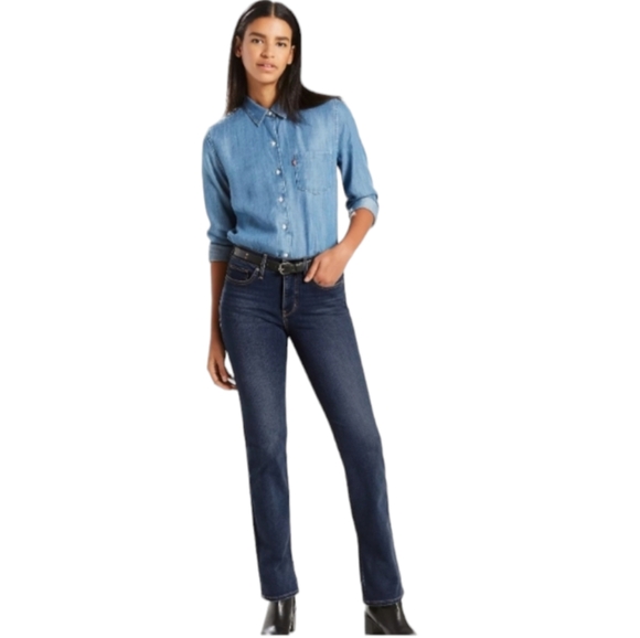 Levi's Denim - Levi's Women's 314 Shaping Straight Jeans Blue Side 196310055 Size 28/32